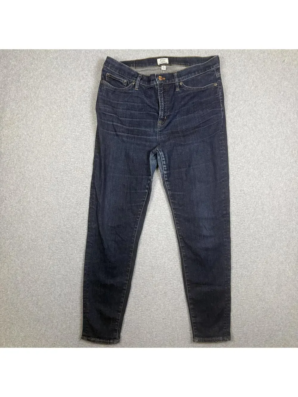 J.Crew Men's Size 32 Lookout High Rise Skinny Jeans Medium Wash Blue Stretch